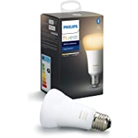 Philips Hue Bombilla Inteligente LED E27- con Bluetooth- Luz Blanca de Cálida a Fría- Compatible con Alexa y Google Home